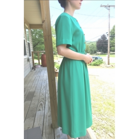 Petrina Dress, Vintage, Green, Secretary, 10 GUC ✔️ - Picture 3 of 10